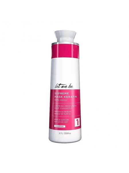 Шампунь глубокой очистки Let me be Supreme Liss Control Deep Cleansing Shampoo, 1000 мл (заводская)