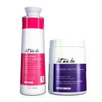 Набір ботоксу для волосся Let Me Be B-BTOX Blond Matiz, 2х500 г (розлив)