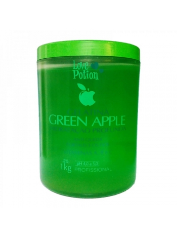 Кoлaгeн для волосся Love Potion Gelаtina Green Apple, 100 г (розлив)