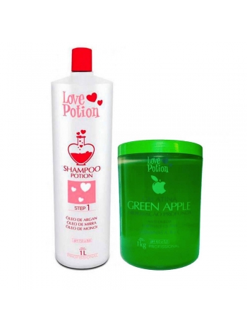 Набір колагену Love Potion Gelatina Green Apple, 50/100 г (розлив)