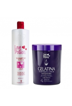 Набір Love Potion Gelаtina Matіzаdora шампунь і колаген для волосся