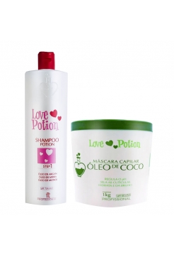 Набір ботоксу Love Potion Oleo De Coco Mask для живлення та відновлення волосся