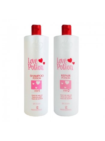 Набір кератину Love Potion Repair Óleo De Argan, 2х1000 мл (заводські)