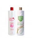 Набор Love potion Selagem Agua De Arroz шампунь и кератин для славянских волос, 2х200 г (разлив)