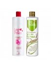 Набор Love potion Selagem Agua De Arroz шампунь и кератин для славянских волос, 2х200 г (разлив)