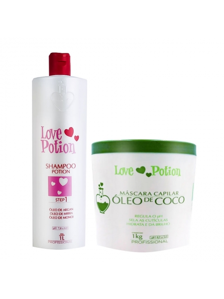 Набор ботокса Love Potion Oleo De Coco Mask для питания и восстановления волос, 50/100 г (разлив)