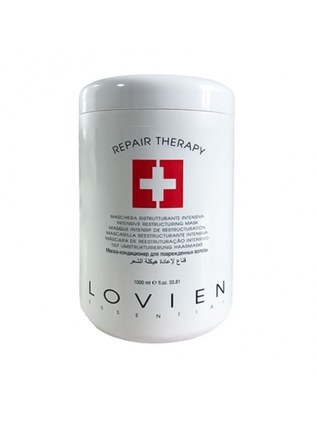 Маска для відновлення сухого та пошкодженого волосся Lovien Essential Repair Therapy Intensive Restructuring Mask, 1000 мл