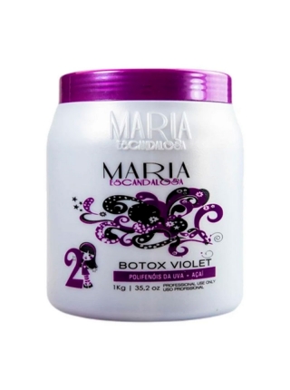 Антижелтый ботокс Maria Escandalosa Btx Matizador Violet для осветленных волос, 100 г (разлив)