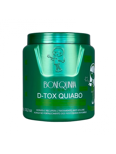 Ботокс для відновлення та живлення волосся Maria Escandalosa Okra D-tox Quiabo, 200 г (розлив)