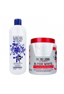 Набір ботоксу для волосся (білого) Btox Maria Escandalosa White, 2х1000 мл (заводські)