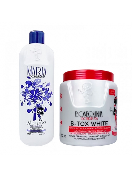 Набор ботокса для волос (белого) Btox Maria Escandalosa White, 50/100 г (разлив)