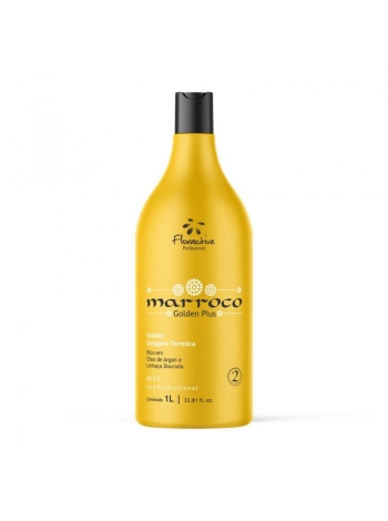 Кератин Floractive Marocco Golden Selagem Plus для выпрямления поврежденных волос, 200 г (разлив)