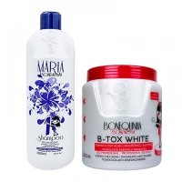 Набор ботокса для волос (белого) Btox Maria Escandalosa White, 2х1000 мл (заводские)