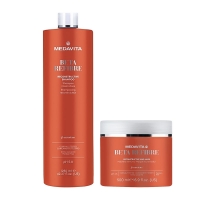 Набір Medavita Beta Refibre Reconstructive шампунь і маска для відновлення пошкодженого волосся, 1250/500 мл