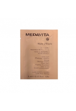 Захисна золота олія Medavita Huile d'Etoile Revealing Oil для сяйва та шовковистості волосся, саше 5 мл