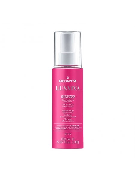 Спрей Medavita Luxviva Color Fixative Sealing Spray для защиты и блеска окрашенных волос, 150 мл