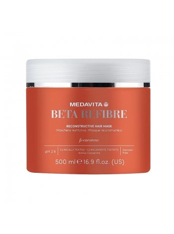 Маска Medavita Beta Refibre Reconstructive Hair Mask для восстановления и реконструкции волос, 500 мл