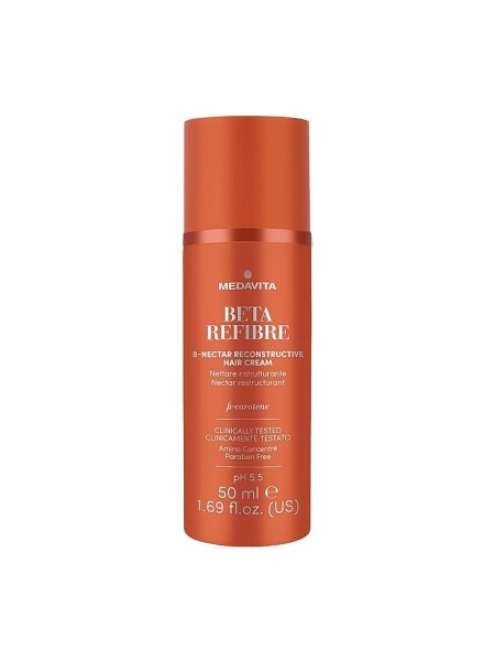 Восстанавливающий крем Medavita Beta Refibre Reconstructive Hair Cream нектар для поврежденных волос, 50 мл