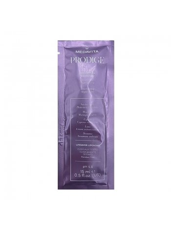 Ревіталізуючий шампунь Medavita Prodige Revivifying Shampoo для відновлення пошкодженого волосся, саше 15 мл