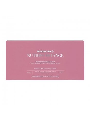 Ультраживильний флюїд Medavita Nutrisubstance Nutritive Repairing Hair Fluid для сухого волосся, упаковка 24х10 мл