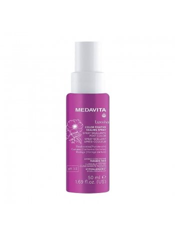Спрей Medavita Luxviva Color Fixative Sealing Spray для защиты и блеска окрашенных волос, 50 мл