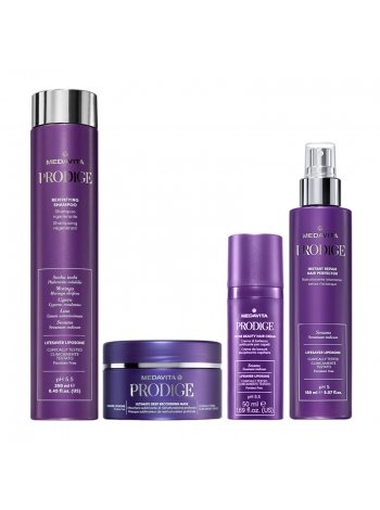 Набор Medavita Prodige Revivifying шампунь, маска, крем и флюид для поврежденных волос, 2x250+50+150 мл