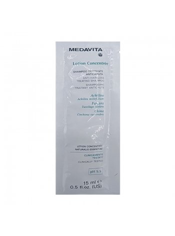 Зміцнюючий шампунь Medavita Lotion Concentrée Shampoo Trattante Anticaduta проти випадіння волосся, саше 15 мл