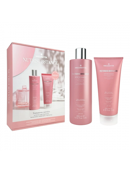 Подарочный набор Medavita Nutrisubstance шампунь и маска для питания и увлажнения сухих волос 400/200 мл