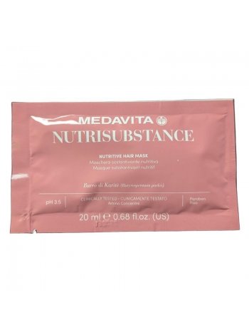 Питательная маска Medavita Nutrisubstance Nutritive Hair Mask для сухих волос 20 мл (саше)