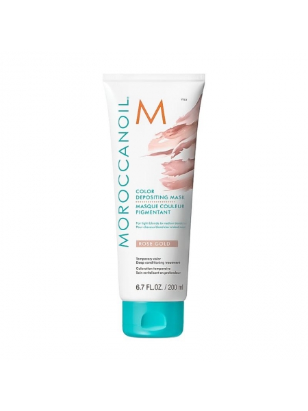 Тонирующая маска для волос Moroccanoil Color Depositing Mask Rose Gold