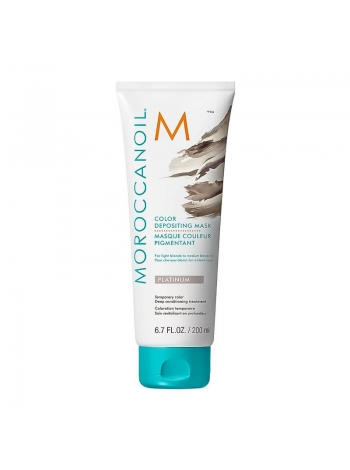 Тонирующая маска для волос Moroccanoil Color Depositing Mask Platinum