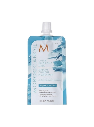 Тонирующая маска для волос Moroccanoil Color Depositing Mask Aquamarine