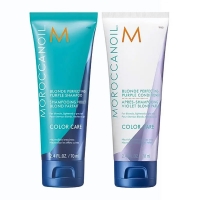 Набор Moroccanoil Color Care Purple тонирующий шампунь и кондиционер для блондинок