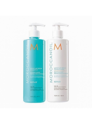 Набор Moroccanoil Moisture Repair для восстановления волос шампунь и кондиционер