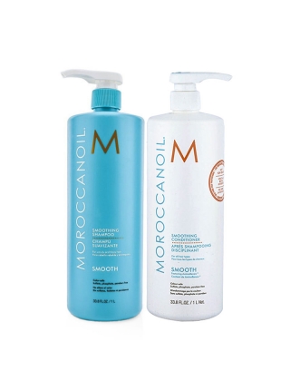 Набір Moroccanoil Smoothing розгладжуючі шампунь і кондиціонер