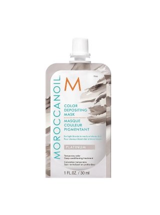 Тонуюча маска для волосся Moroccanoil Color Depositing Mask Platinum