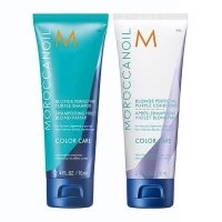Набор Moroccanoil Color Care Purple тонирующий шампунь и кондиционер для блондинок