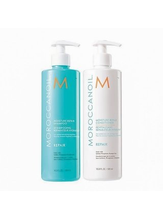 Набор Moroccanoil Moisture Repair для восстановления волос шампунь и кондиционер