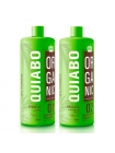 Набір Quiabo Organic для кератинового вирівнювання, 2х100 г (розлив)