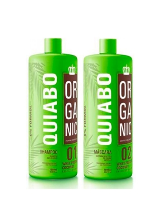 Набор Quiabo Organic для кератинового выпрямления, 2х100 г (разлив)