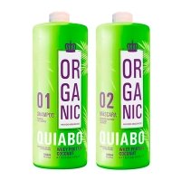 Набор Quiabo Organic для кератинового выпрямления, 2х500 г (разлив)