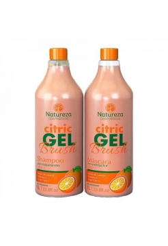 Набір кератину Natureza Citric Gel Brush, 2х1000 мл (заводські)