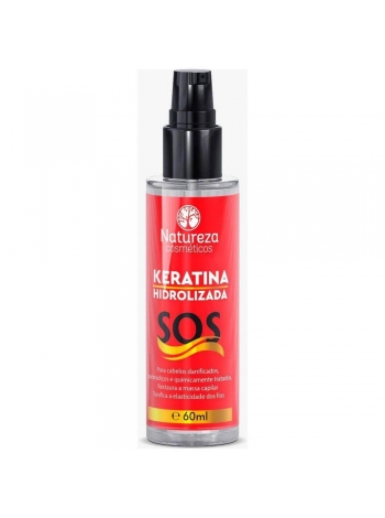 Кератиновый спрей для волос Natureza SOS Keratina Hidrolizada (60 мл)