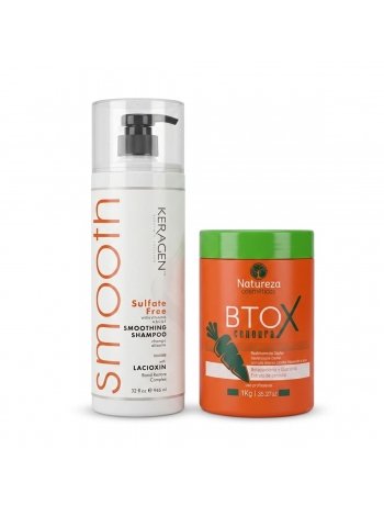 Набір ботокса для волосся Natureza BTOX Cenoura, 2х500 г (розлив)