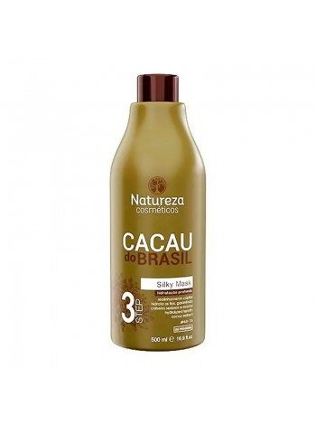 Финишная маска Natureza Cacau do Brasil шаг 3 для глубокого кондиционирования волос, 200 г (разлив)