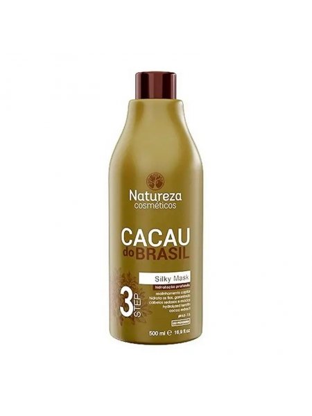 Финишная маска Natureza Cacau do Brasil шаг 3 для глубокого кондиционирования волос, 200 г (разлив)