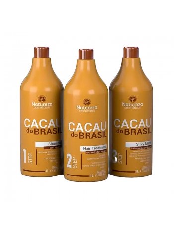 Кератин Natureza Cacau do Brasil набір, 3х500 мл (заводські)