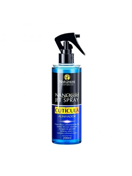 Наноспрей для реконструкции волос Natureza Nano Gold Jet Spray Cuticla, 200 мл (заводская)