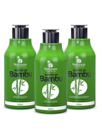 Домашний набор Natureza Banho de Bambu (шампунь, кондиционер, маска)