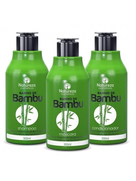 Домашний набор Natureza Banho de Bambu (шампунь, кондиционер, маска)